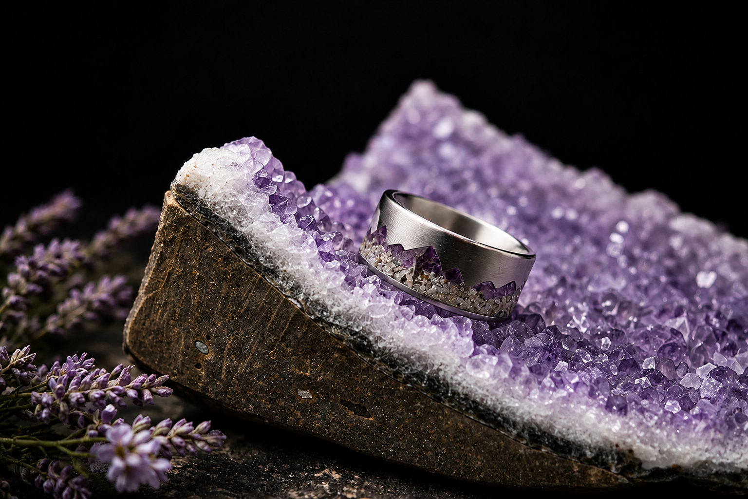 Titanium Amethyst example